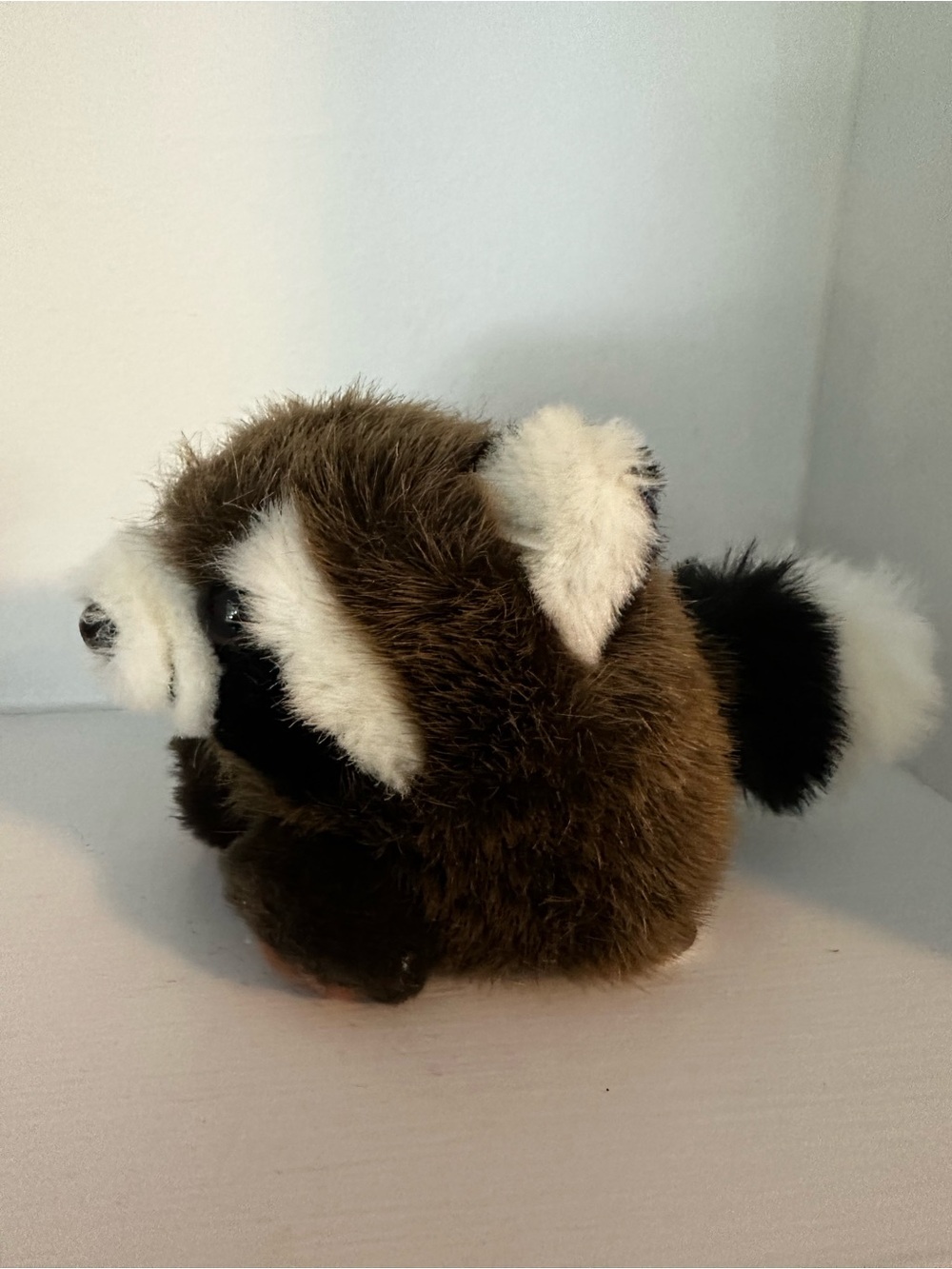 Swibco Vintage Puffkins Bandit Raccoon Plush Stuffed Animal Toy 1994 Rare Retire